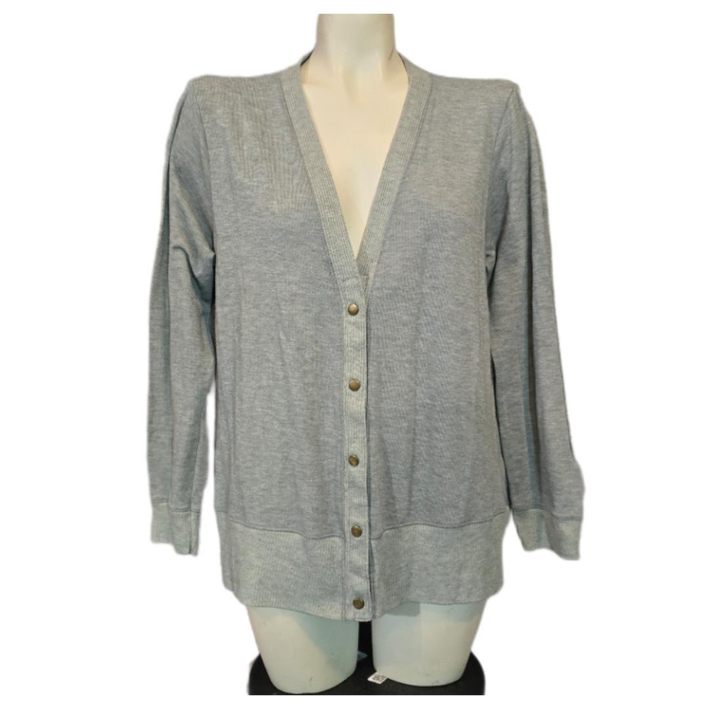 Maurices Light‎ Gray Women's V-Neck Button Cardigan Sweater Size XL